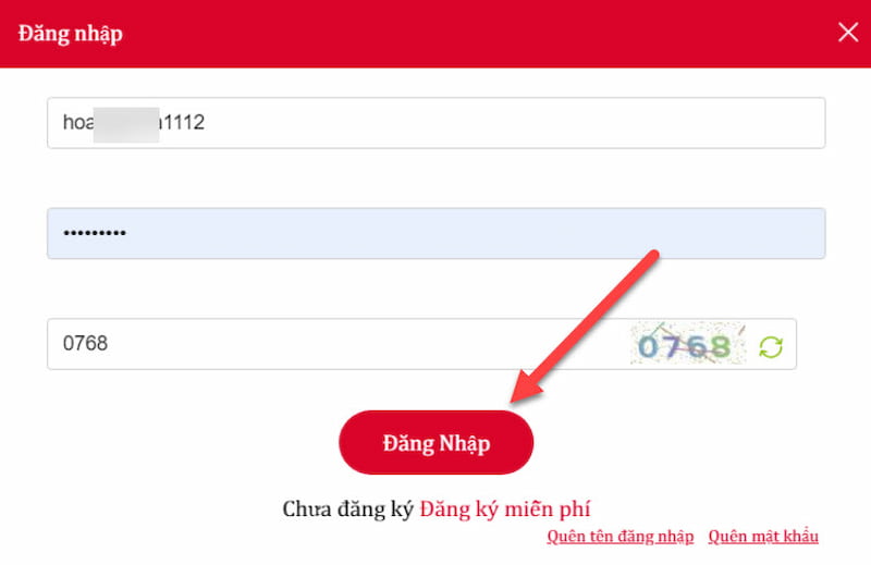 Cách đăng nhập thông qua trang web đơn giản